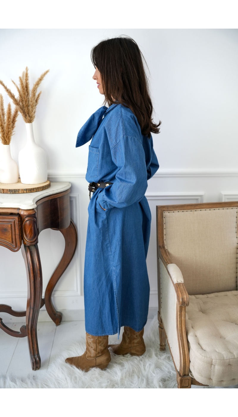 Robe Longue Denim MINA