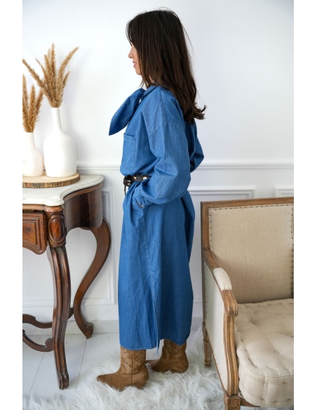 Robe Longue Denim MINA