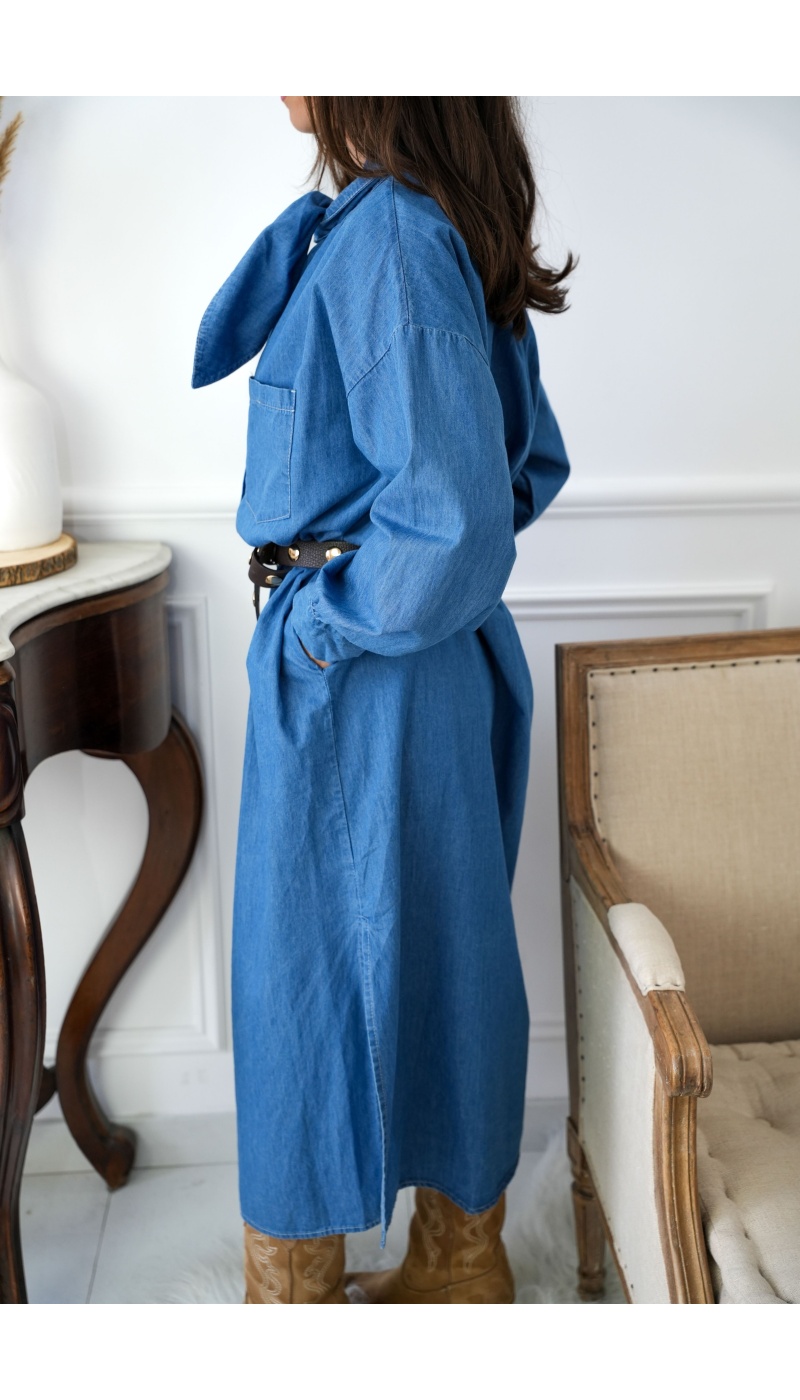 Robe Longue Denim MINA