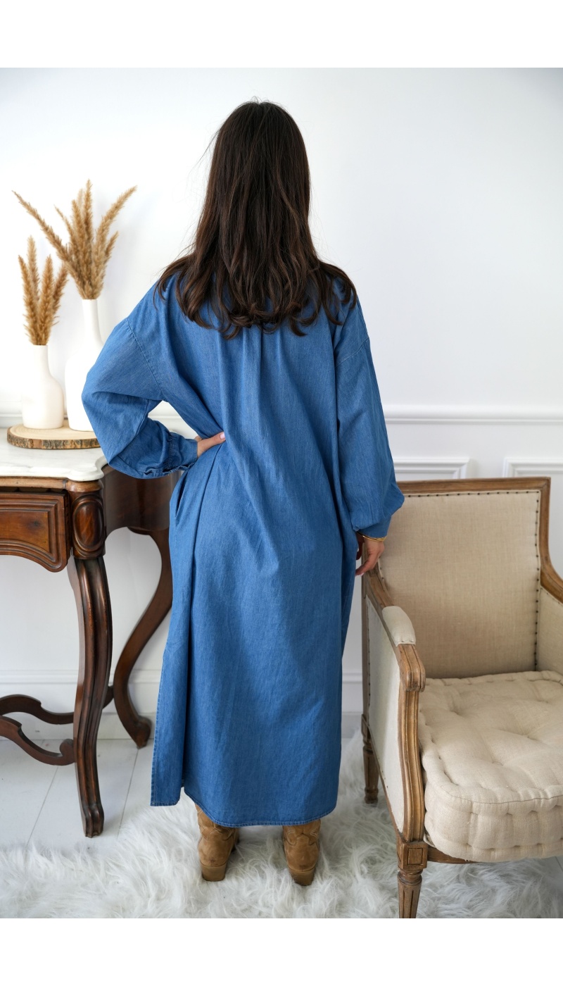 Robe Longue Denim MINA