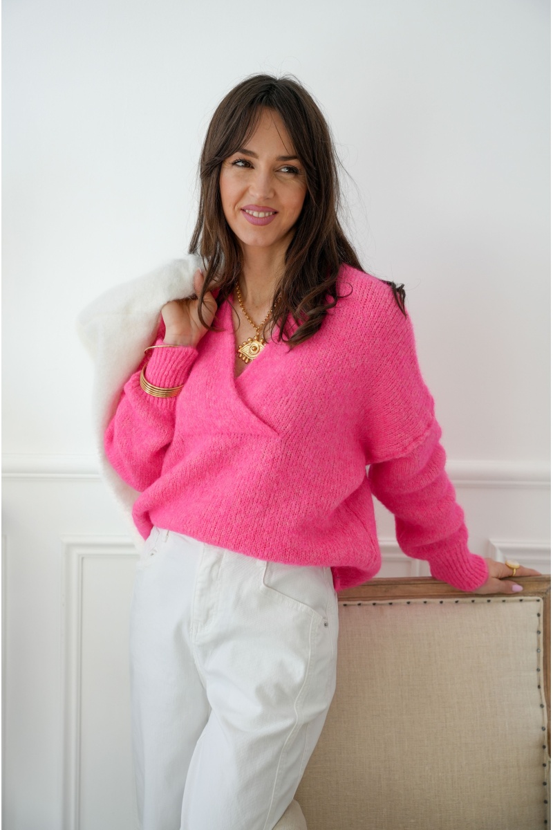 Pull Fuchsia Banditas CARMEN