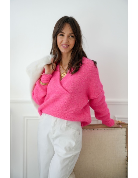 Pull Fuchsia Banditas CARMEN