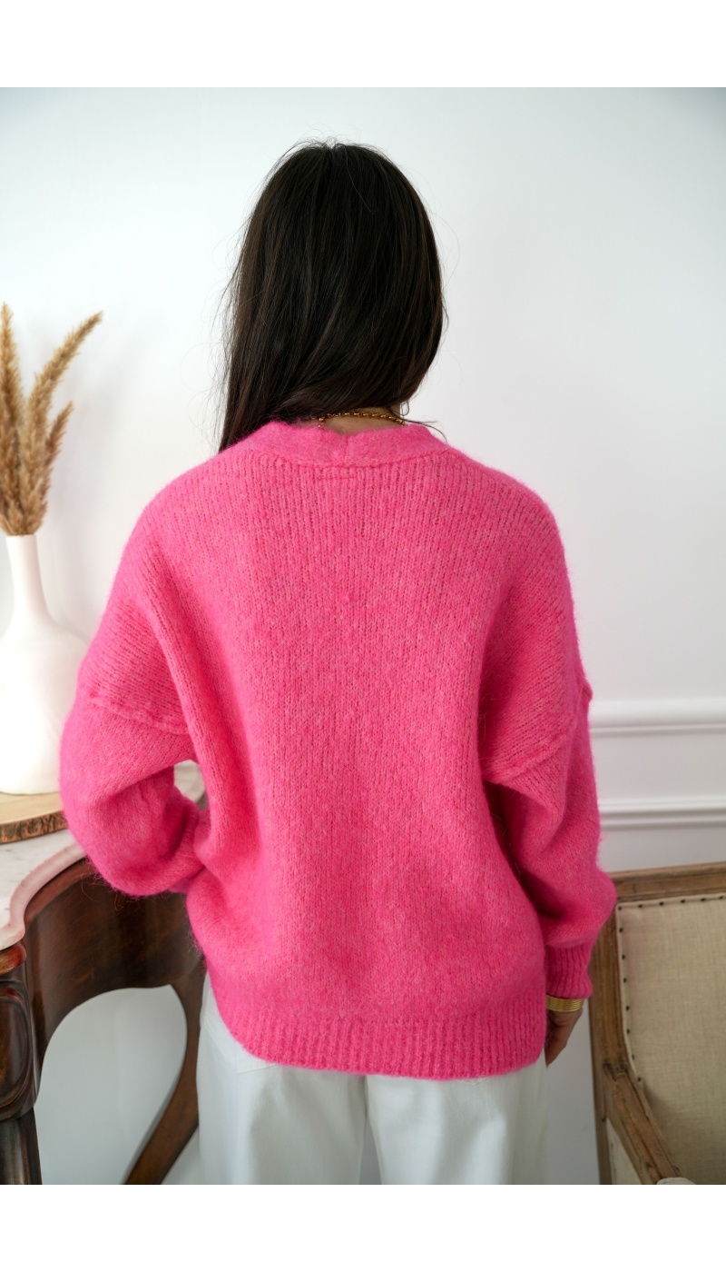 Pull Fuchsia Banditas CARMEN