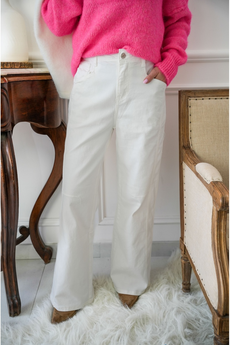 Jean Droit Ecru ATHENA