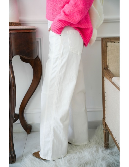 new2000  ECRU PANTALON FEMME