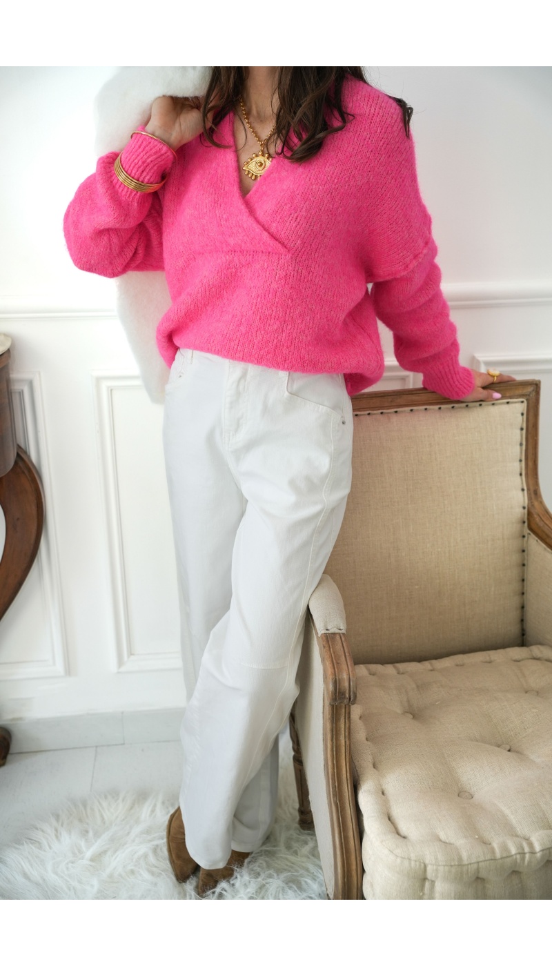 new2000  ECRU PANTALON FEMME