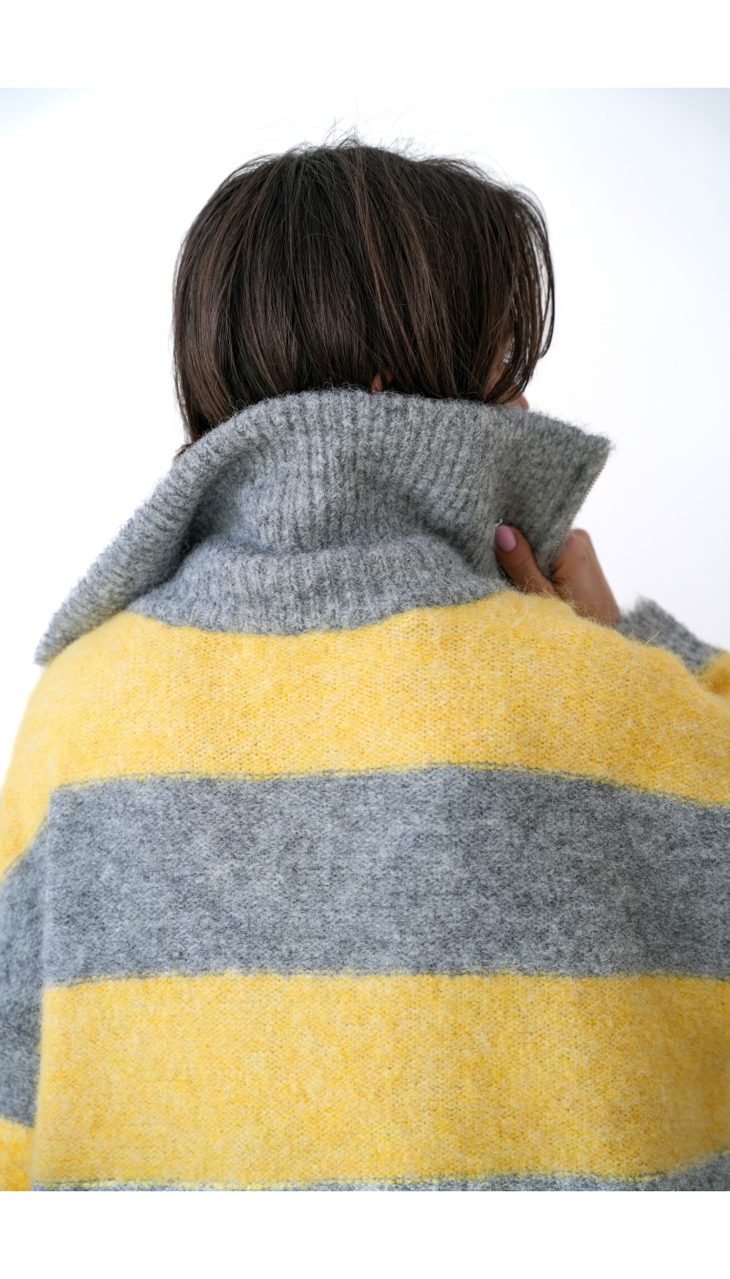 Gilet Rayé Jaune LOLA