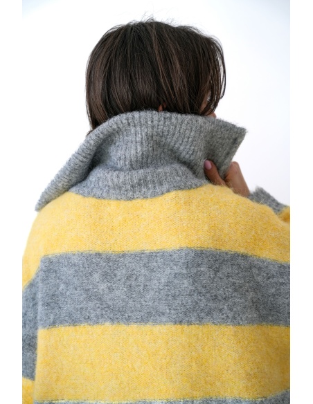 Gilet Rayé Jaune LOLA