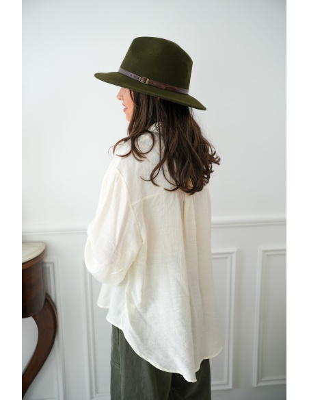 Chemisier Bijoux Ecru VALENTINE