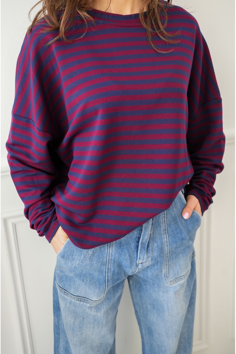 Teeshirt Marinière Marine BIARRITZ 2