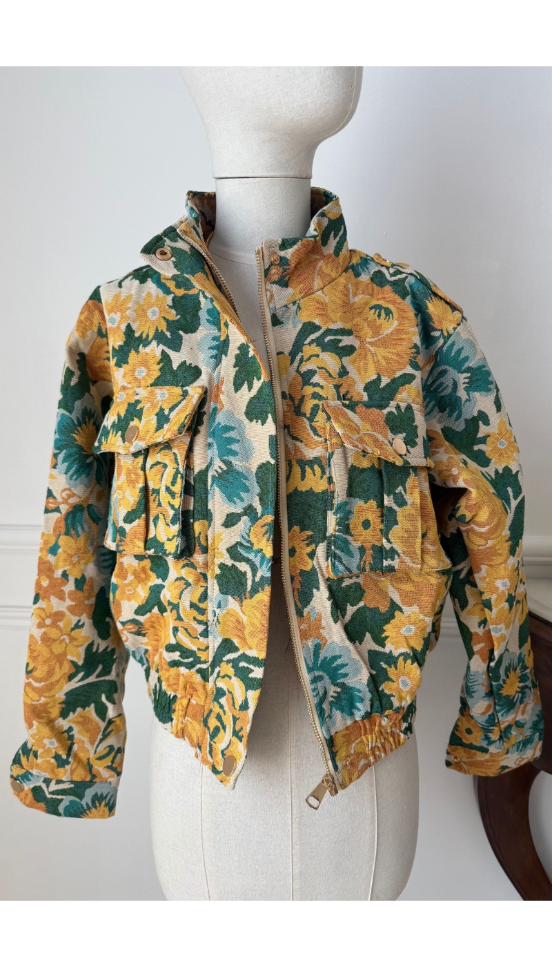 Veste Fleurs Jaune IRIS