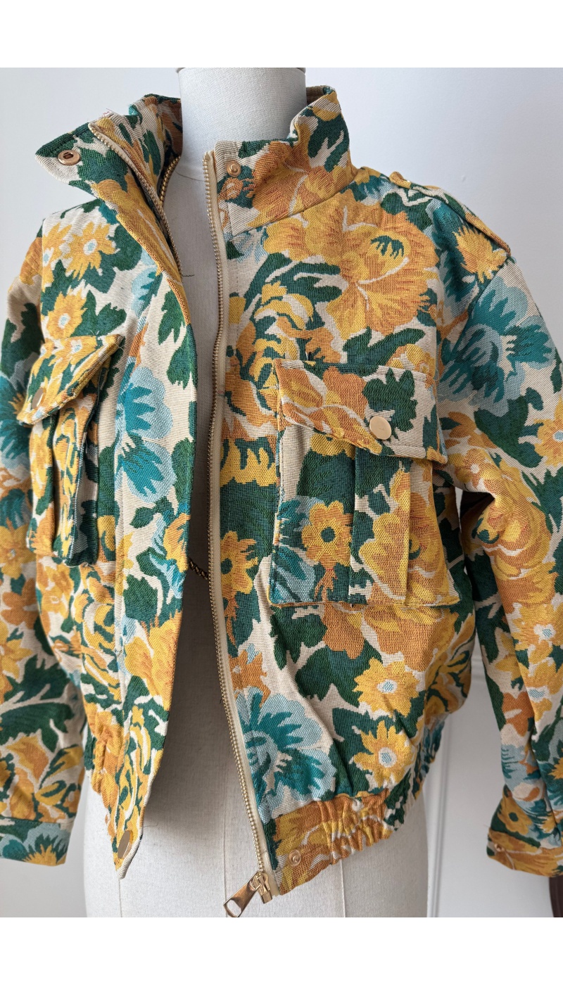 Veste Fleurs Jaune IRIS