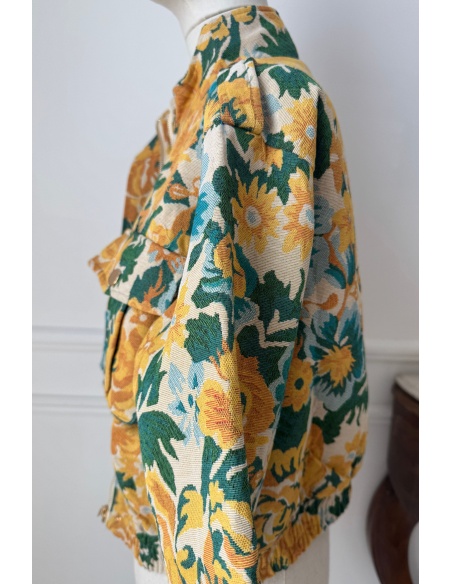 Veste Fleurs Jaune IRIS