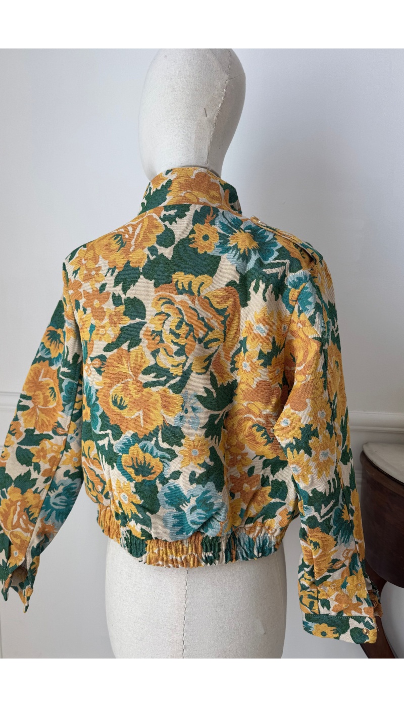 Veste Fleurs Jaune IRIS