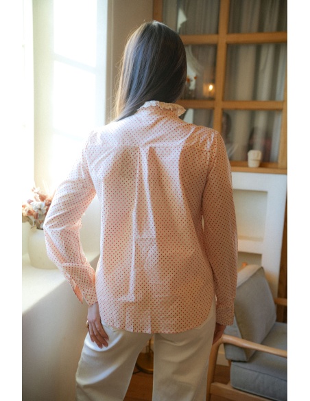 Chemisier Pois Rouge CHERI