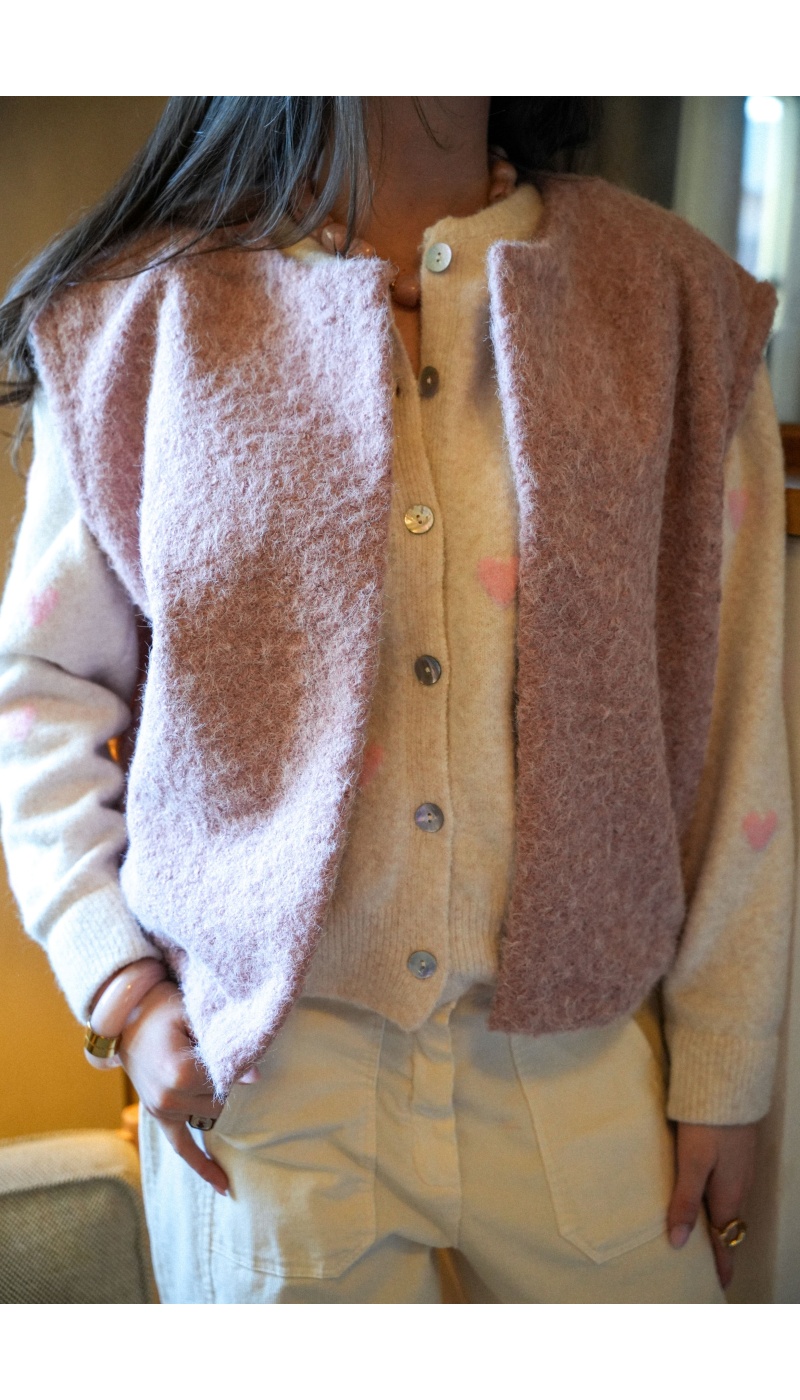 senes SANSMA ROSE GILET FEMME