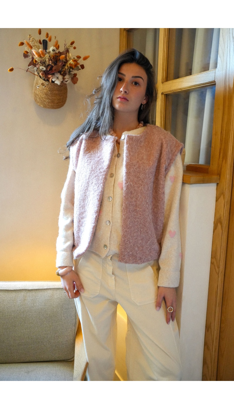 senes SANSMA ROSE GILET FEMME