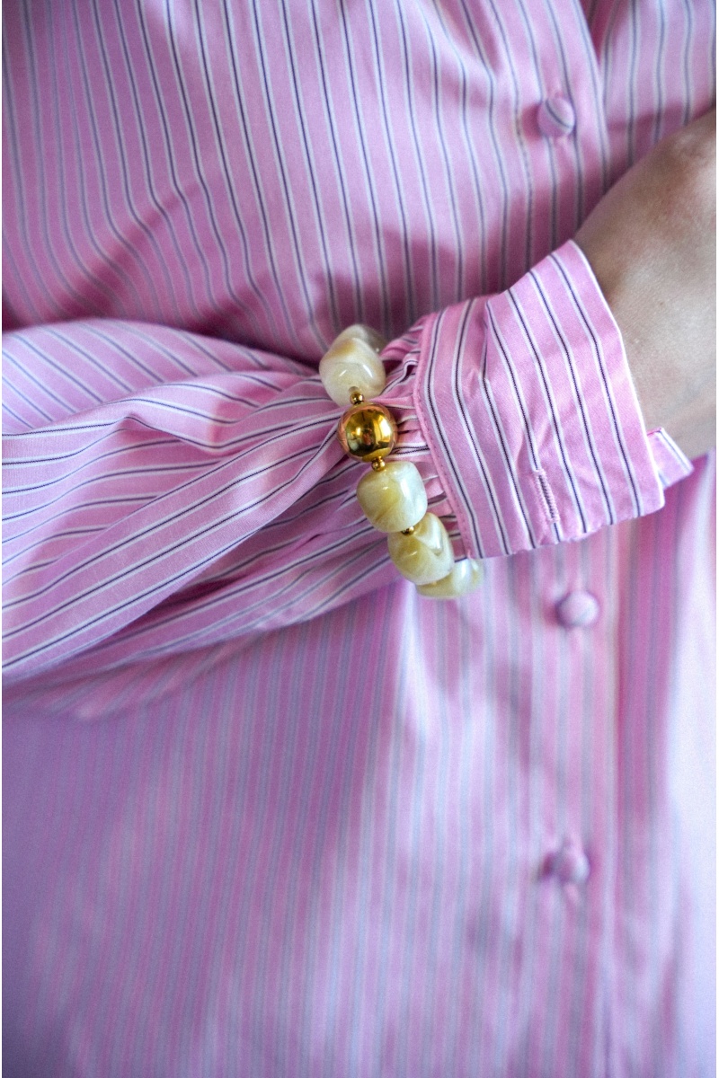 Bracelet Perles Beige NINA