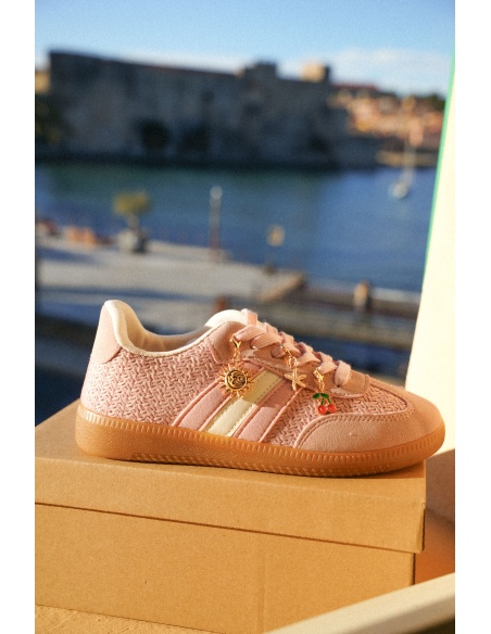 Baskets Charms Rose MARGAUX