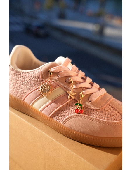 Baskets Charms Rose MARGAUX