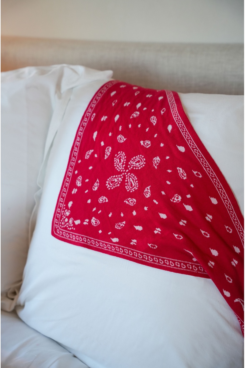 Foulard Bandana Rouge CORAZON 2