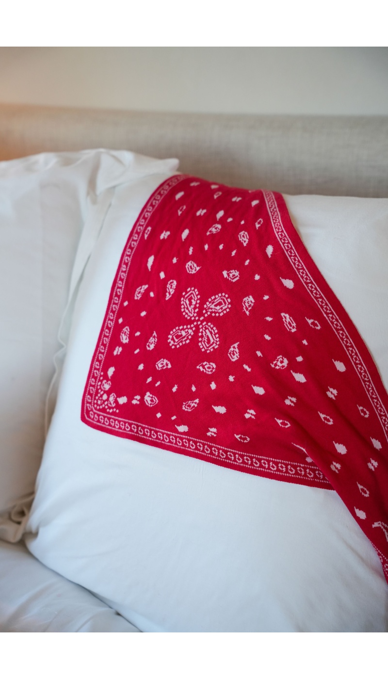 Foulard Bandana Rouge CORAZON