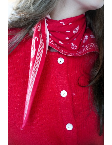Foulard Bandana Rouge CORAZON