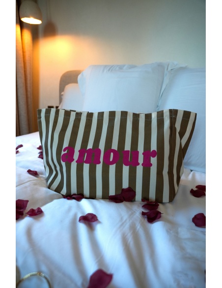 JUBYLEE BE FIRST RAYE TAUPE SACS TOILE