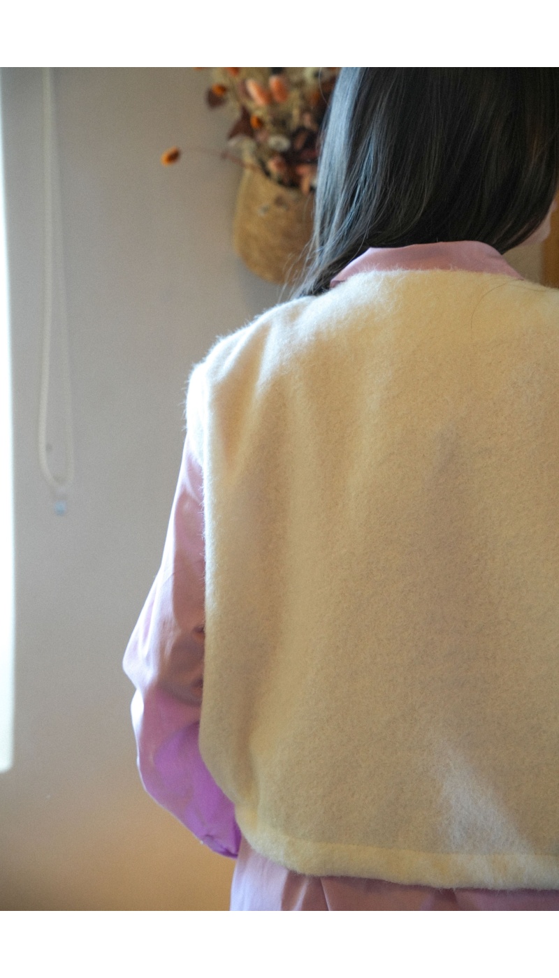 senes SANSMA BLANC GILET FEMME