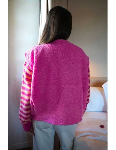 la sweety SANSMA ROSE GILET FEMME