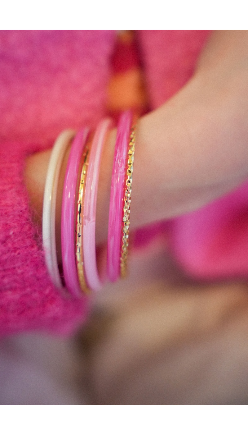 Set Jonc Rose Doré ROMY