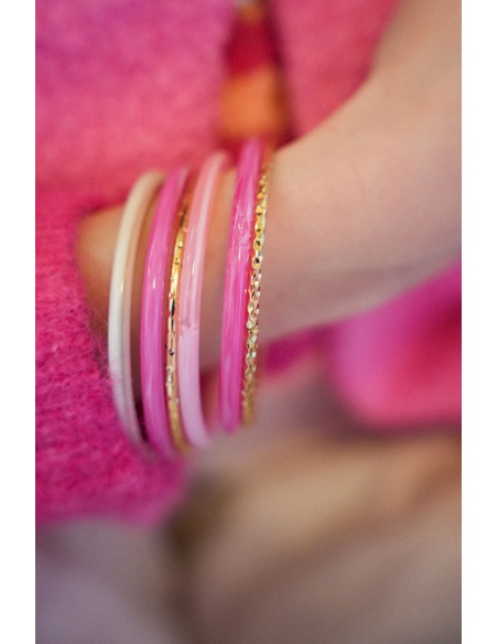 Set Jonc Rose Doré ROMY