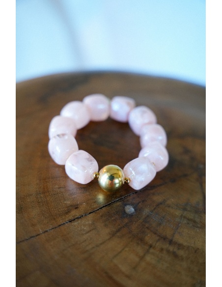 Bracelet Perles Rose NINA