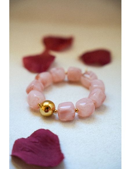 Bracelet Perles Rose NINA
