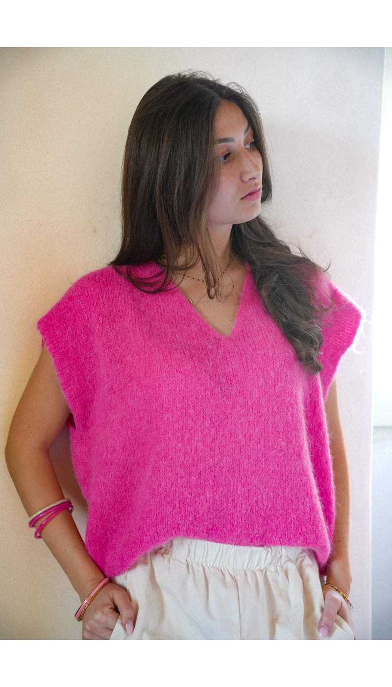 Pull Alpaga Fuchsia MAMAH