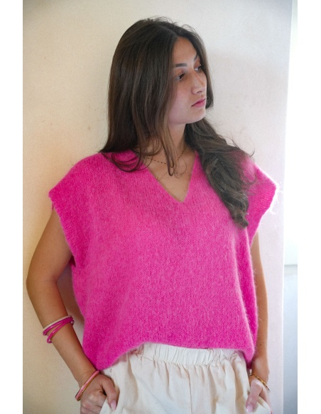Pull Alpaga Fuchsia MAMAH