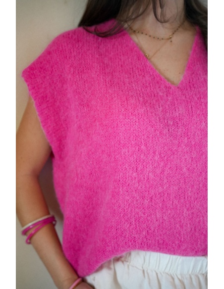 Pull Alpaga Fuchsia MAMAH