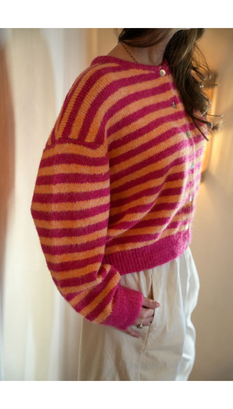 LILY DRESSING SO KITSCH RAYER ORAROS GILET FEMME