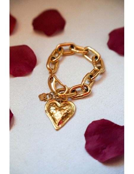 Bracelet Maille Coeur ROMEO