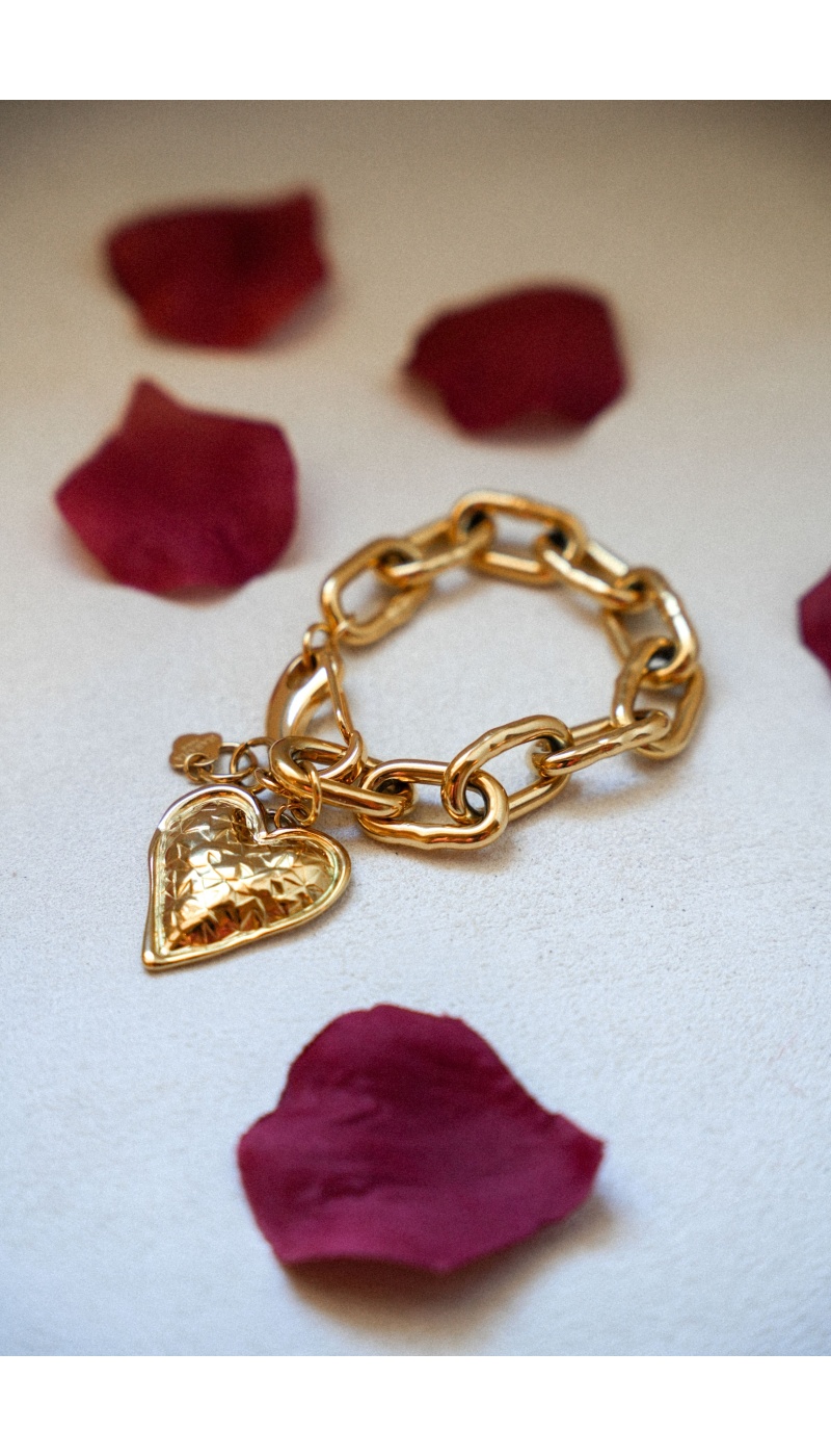 Bracelet Maille Coeur ROMEO
