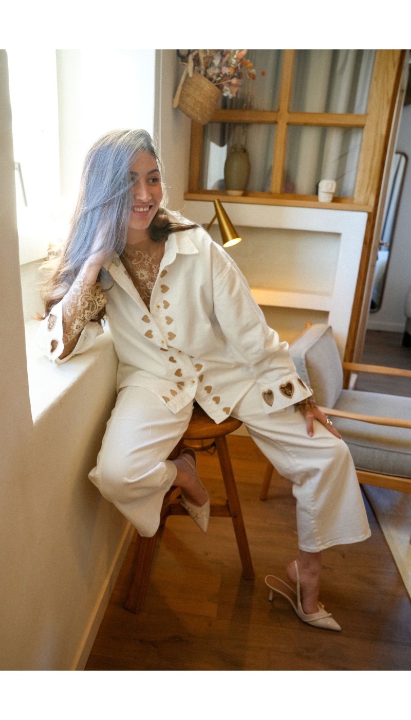 musy muse COEUR ECRU VESTES FEMME