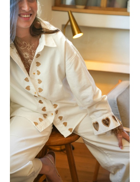 musy muse COEUR ECRU VESTES FEMME