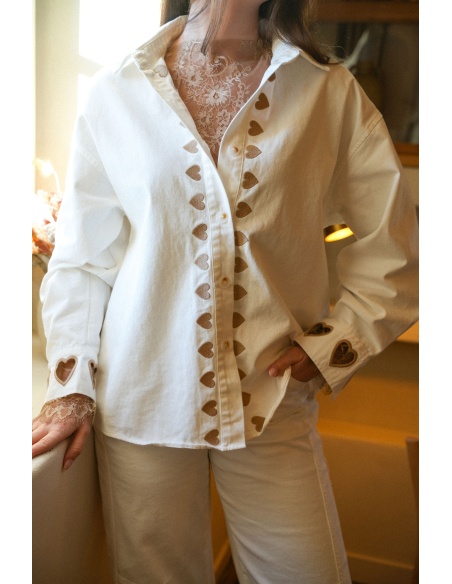 musy muse COEUR ECRU VESTES FEMME