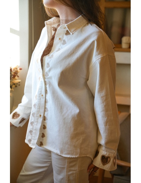 musy muse COEUR ECRU VESTES FEMME