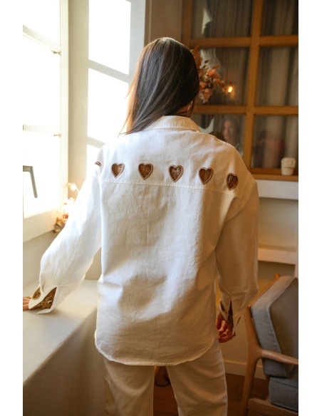 musy muse COEUR ECRU VESTES FEMME