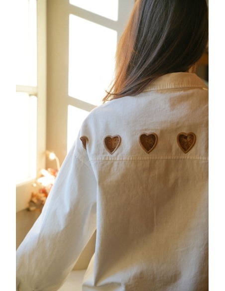 musy muse COEUR ECRU VESTES FEMME