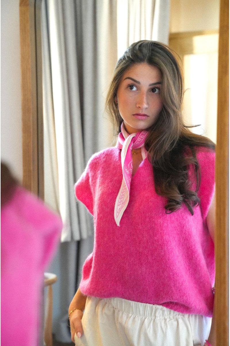 SARL CLOTHE TWO BANDAN ROSE HAUTS 2