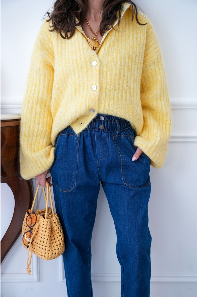 JS MILLENIUM  JAUNE GILET FEMME 2