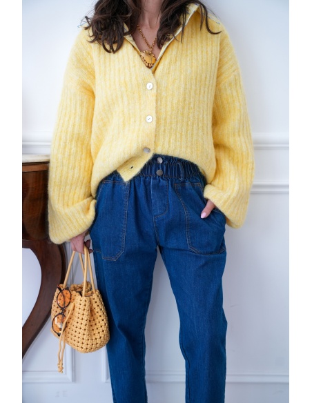 Gilet Laine Jaune MAYA