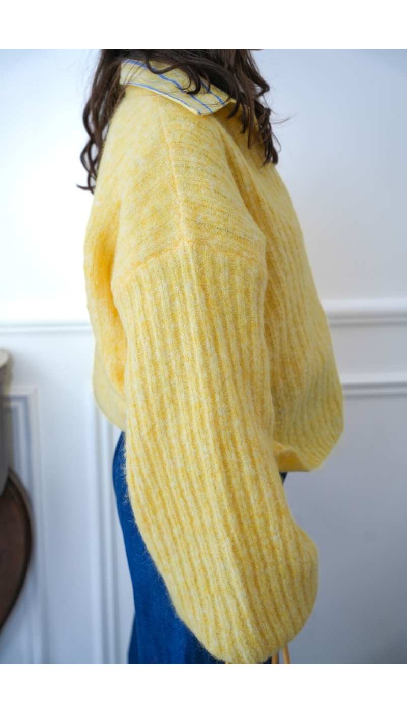 Gilet Laine Jaune MAYA